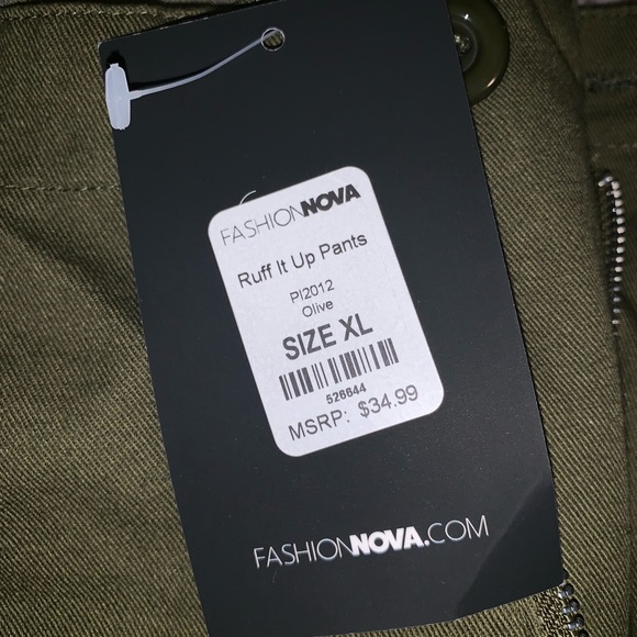 Green cargo pants - Picture 2 of 2